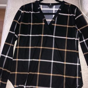 Plaid blouse